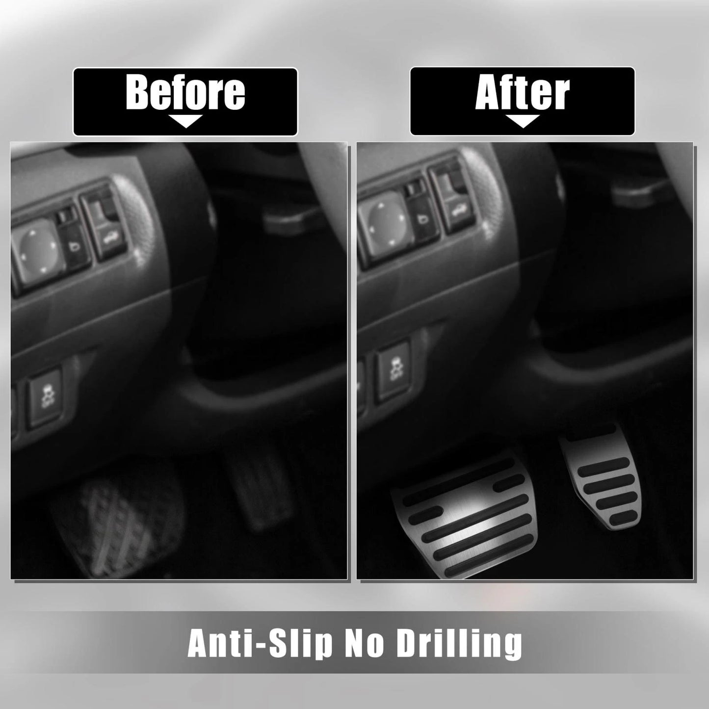 Brake & Gas Pedal Covers for Nissan X-Trail (2001-2023)