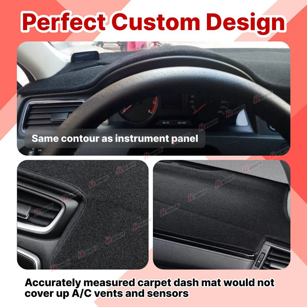 Anti-Sun Dash Mat Cover Cove Pad for Ford Ranger PY Next Gen (2022–2024)