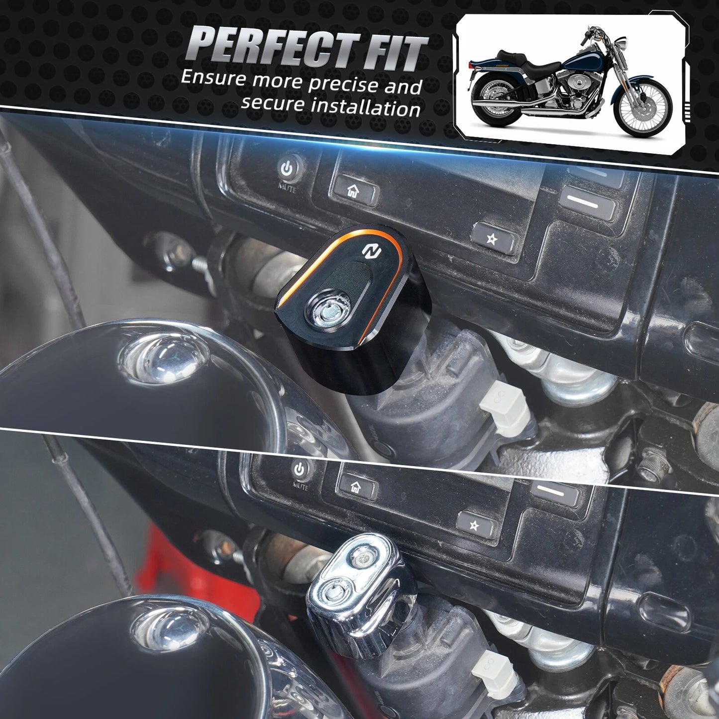Ignition Switch Cover Cap for Harley Ultra Limited FLHTK (2014-2023)