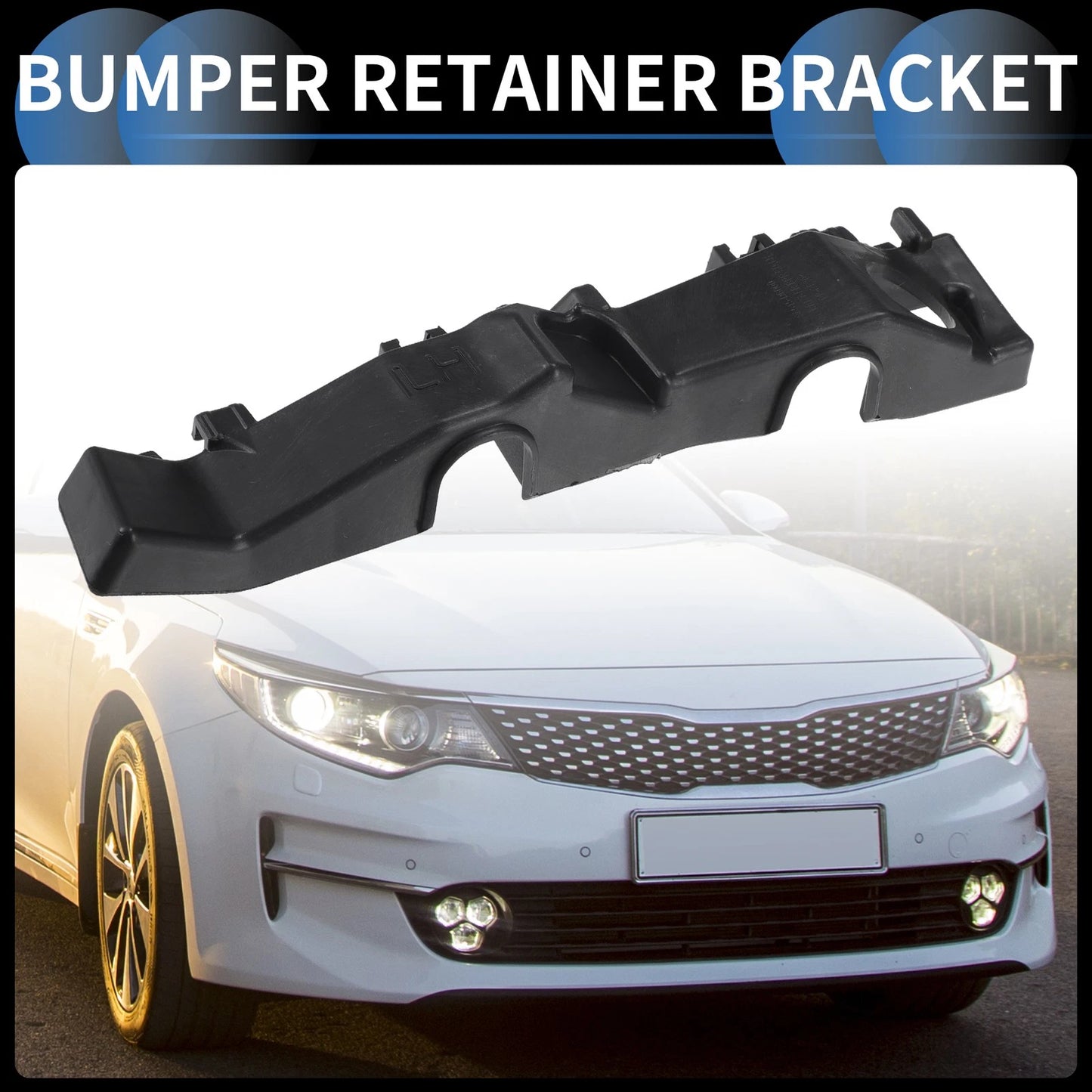 Left Front Bumper Retainer Bracket for Kia Optima (2016-2020)