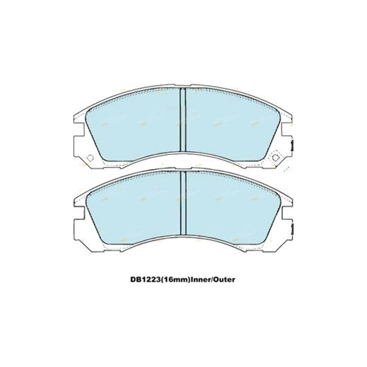 Brake Pads Set 4WD for Mitsubishi Magna (1994-2005)