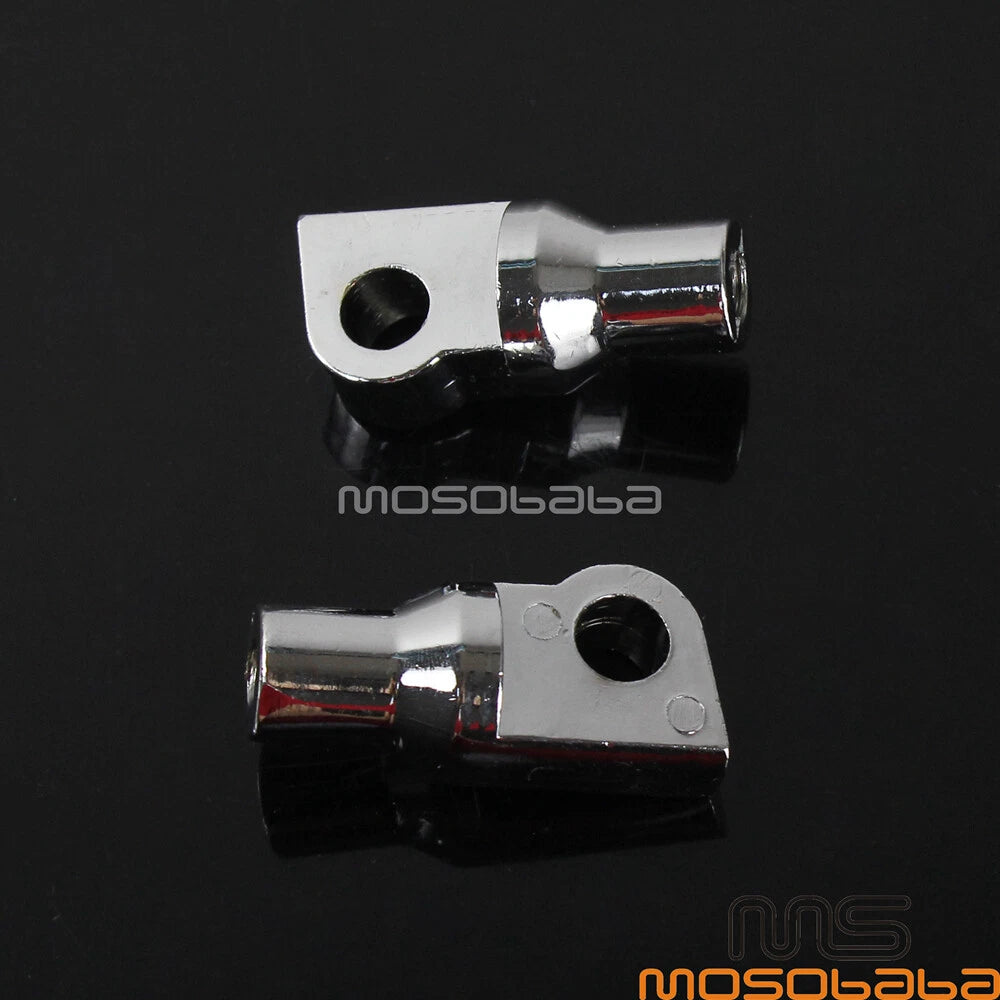 Chrome Foot Pegs Mounting Bolts Adapter for Harley Male Pegs