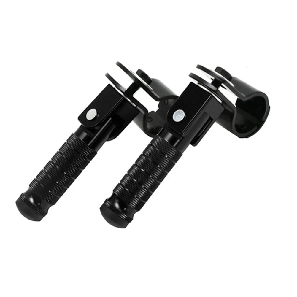 Folding Rearsets Footrest Pegs for Motorbike Black CNC