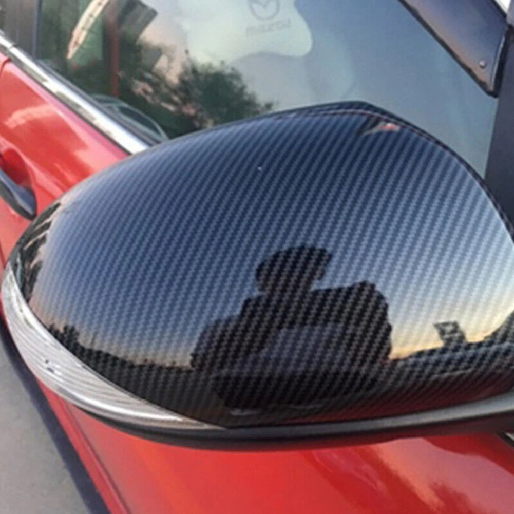 Carbon Fiber Style Side Mirror Covers for Mazda 3, 6 (2004-2023)