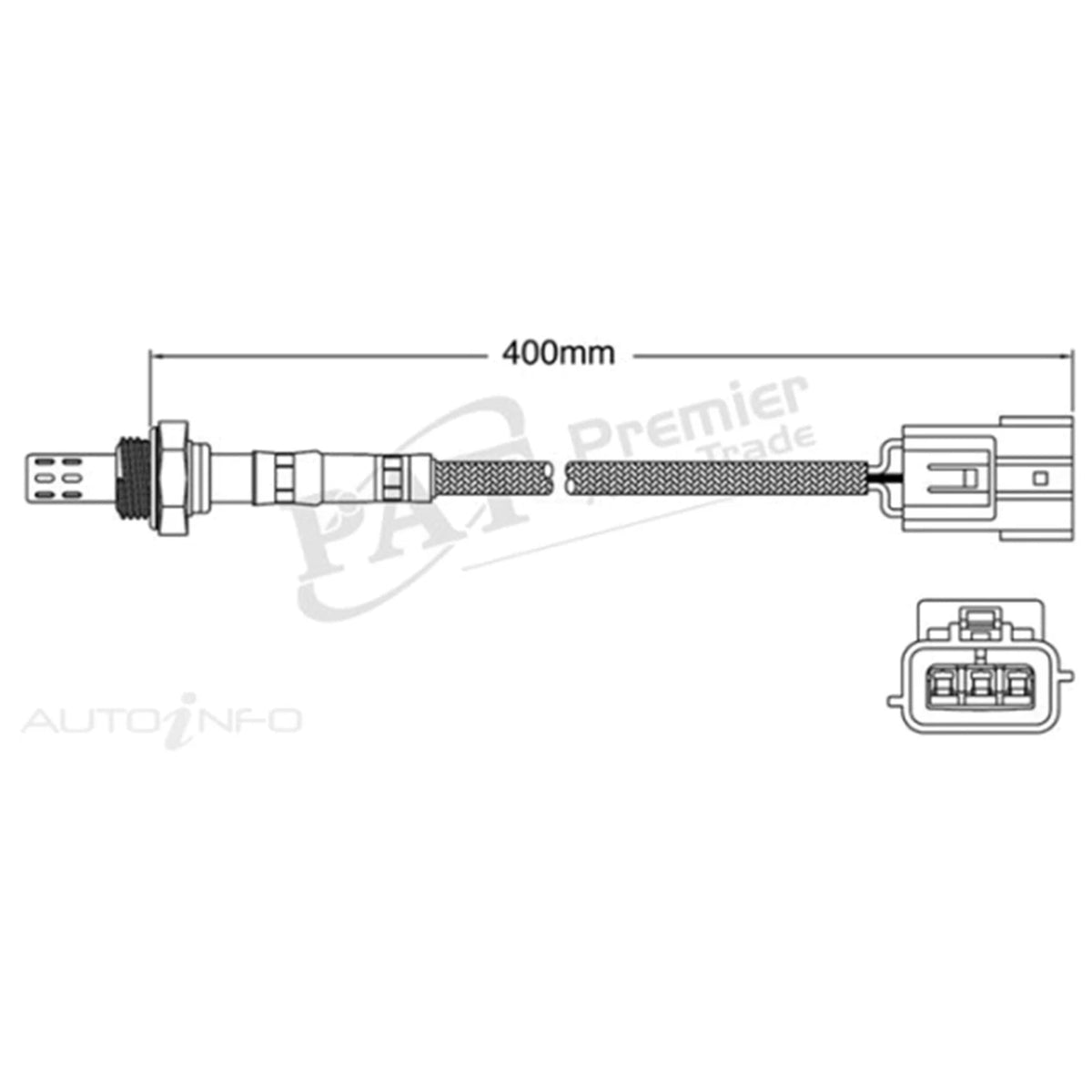 Pre-Catalytic Converter Oxygen O2 Sensor 4.8L for Nissan Patrol GU (2001-2006)