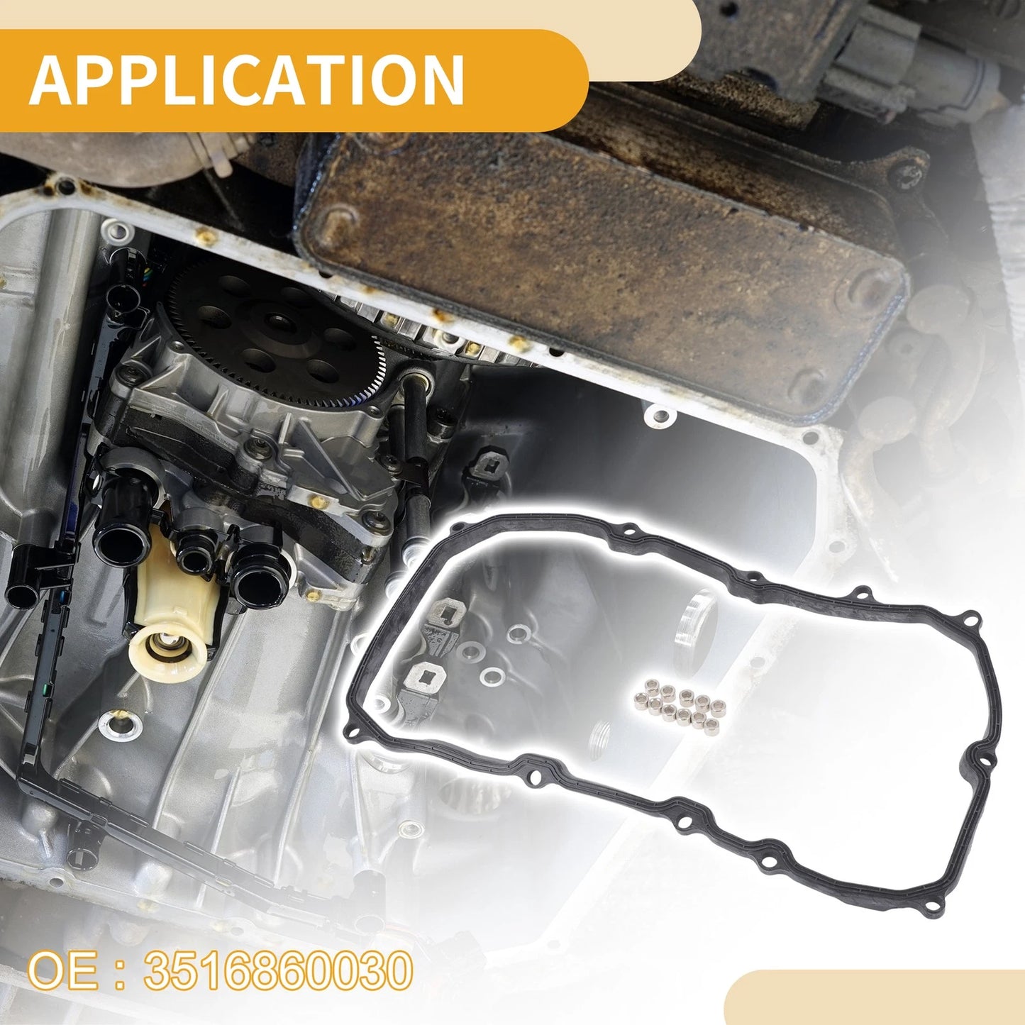 Transmission Filter Oil Pan Gasket for Toyota Land Cruiser (1998–2007)