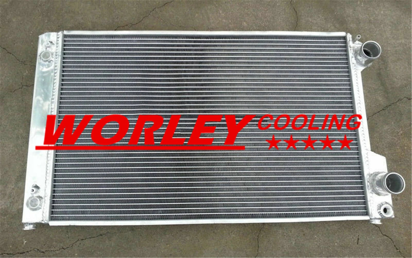 2 x Row Aluminum Radiator for Audi V8 4C 3.6/4.2 Quattro (1988-1994)