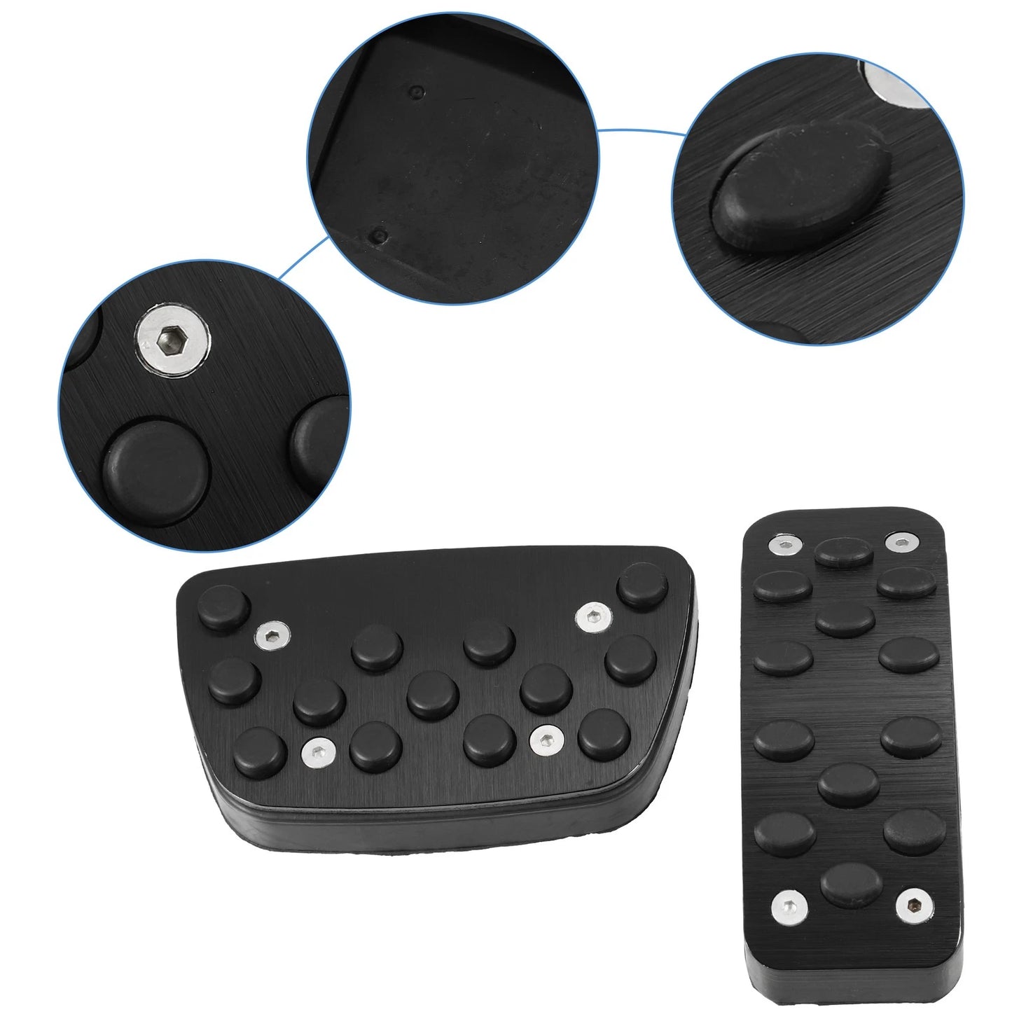 3pcs Brake Gas Pedal Covers for Toyota Camry (2012–2017)