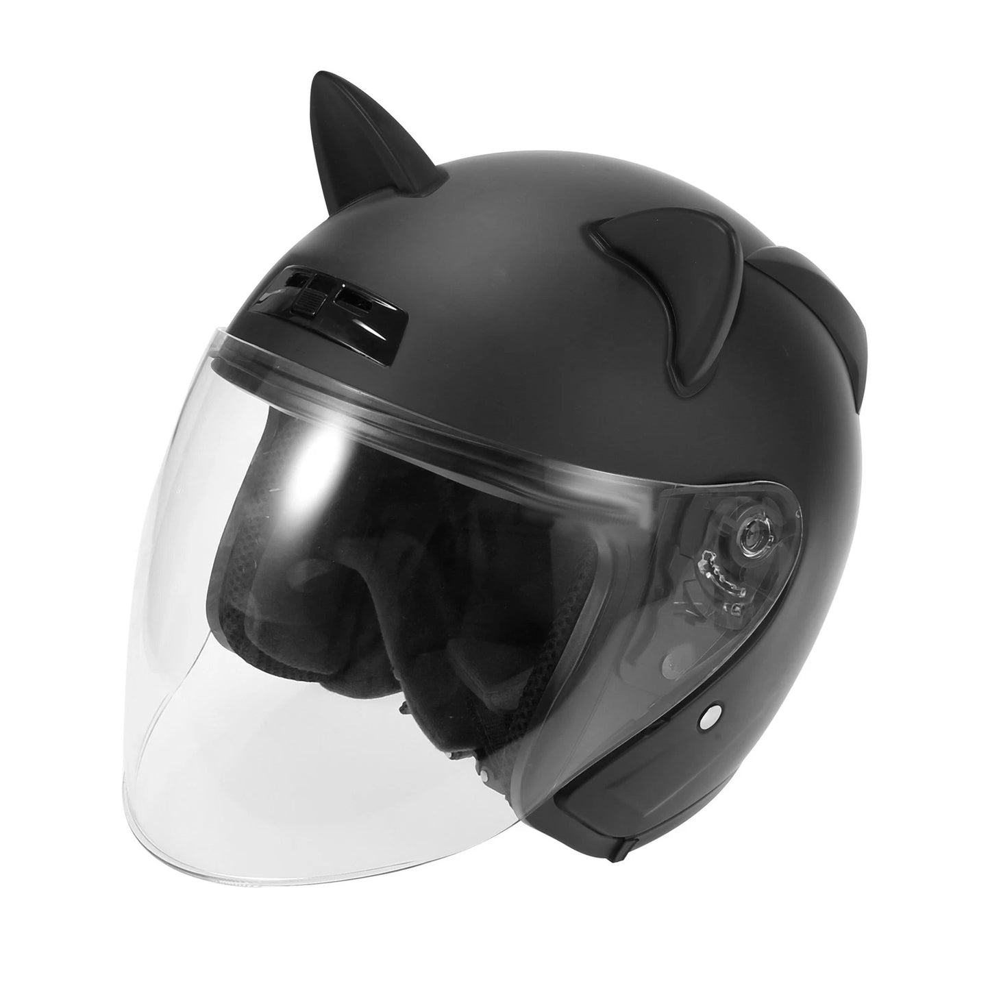 Cat Ears Helmet Decor Stick On 2 x for Motorcycle