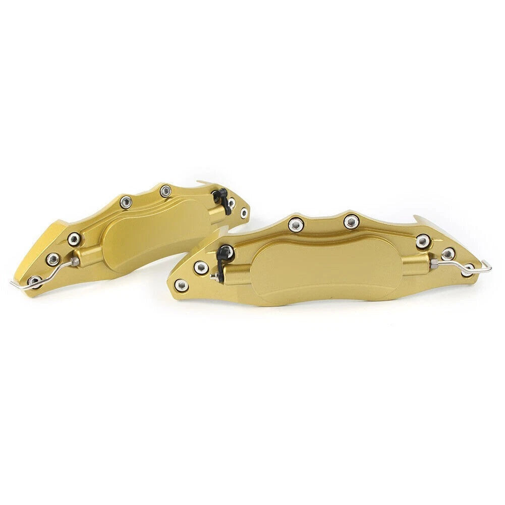 Gold 3D Metal Brake Caliper Covers for Universal Car