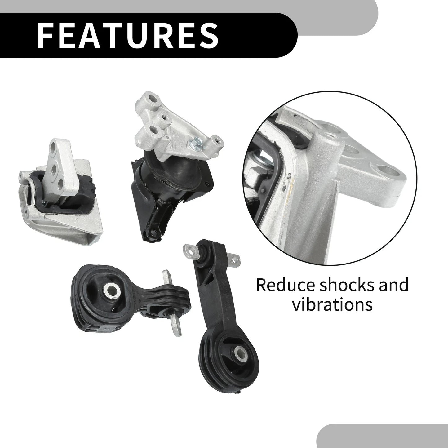 Engine Torque Strut Mount Set for Honda Civic (2006-2010)