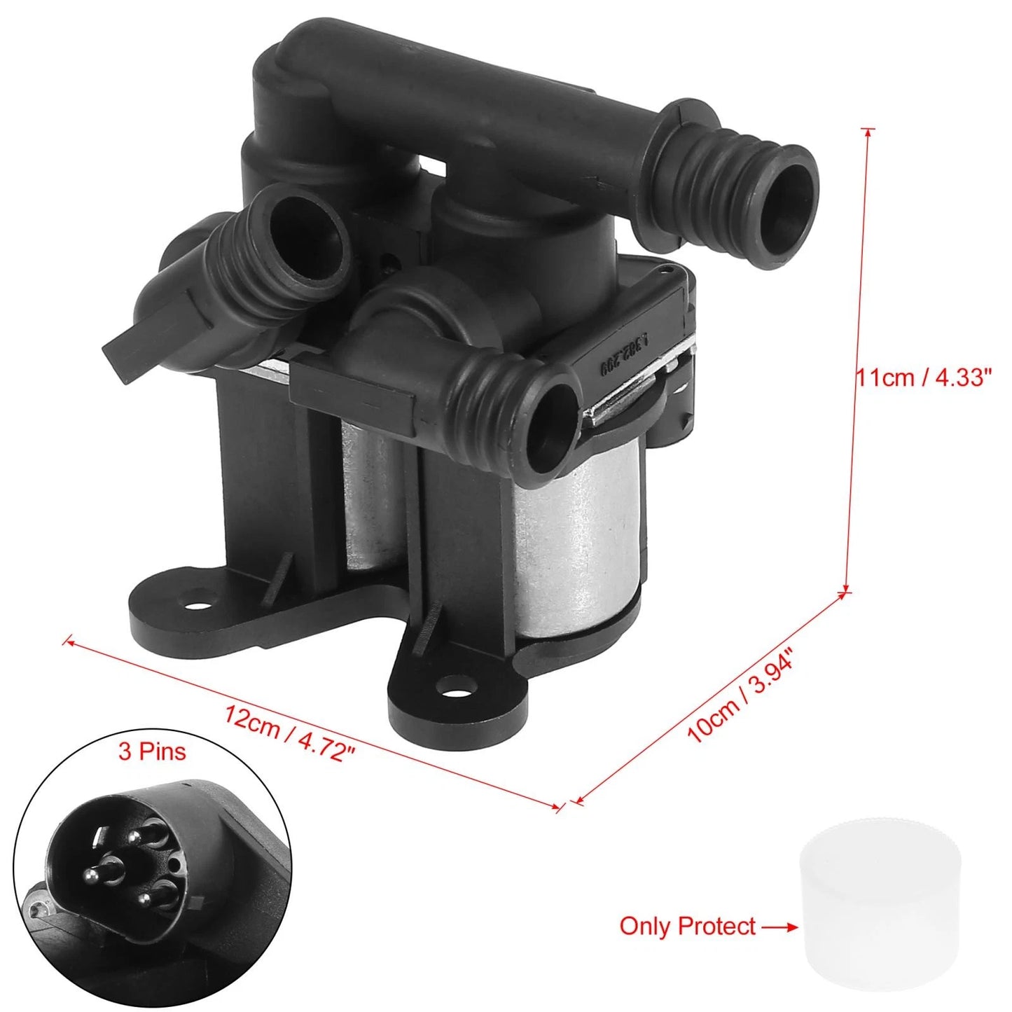 Car Heater Control Valve Solenoid for BMW 525i (1989-1995)