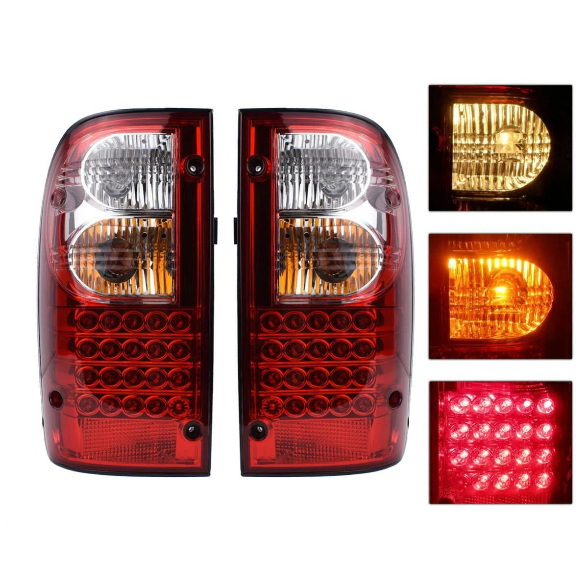 Tail Light Rear Lamp LED LH+RH Fits Toyota Hilux Tiger LN145 N147 Pickup 1998-04