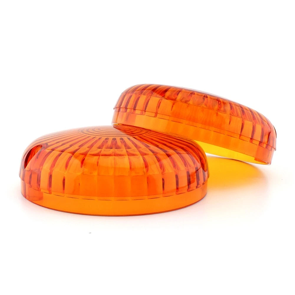 2 x Turn Signal Light Lens Covers for Yamaha V Star 650 1100 Vmax 1200 1700