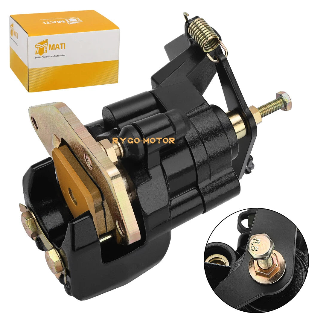 Rear Brake Caliper With Pads for Yamaha YFZ450 YFZ 450 (2004–2005)