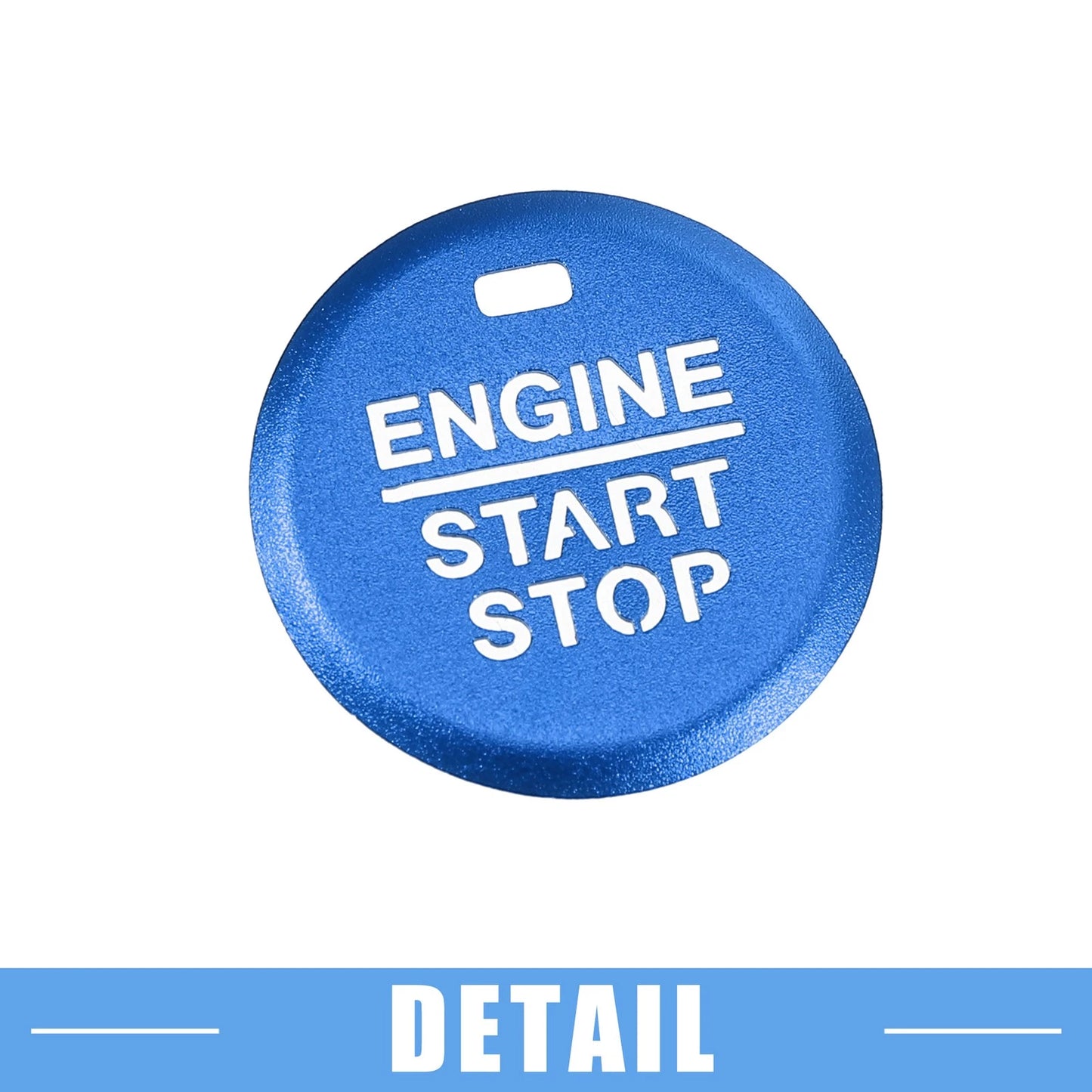 Engine Start Stop Ignition Button Cover for Ford Mustang (2015-2021) Blue