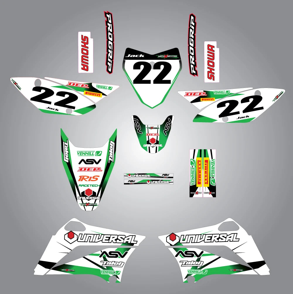Custom Graphic Kit for KLX 110 (2011 - Present)