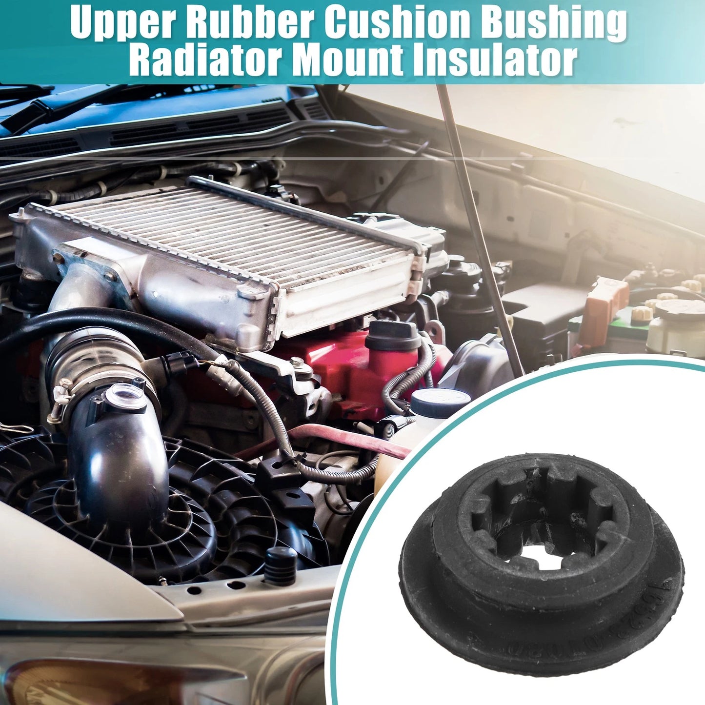 2 x Car Radiator Mount Insulator for Toyota Corolla (2010–2019)