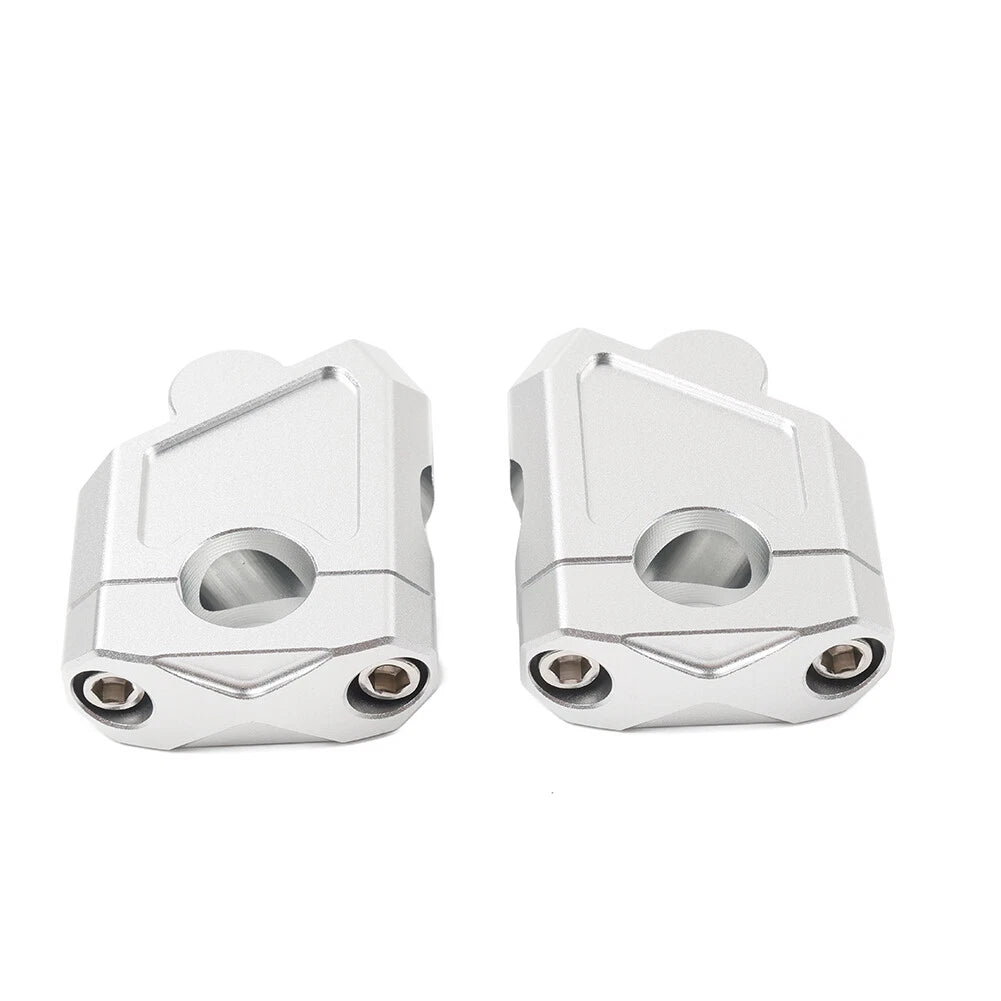 7/8" 22mm Handlebar Mount Clamp Riser for Honda Suzuki Kawasaki