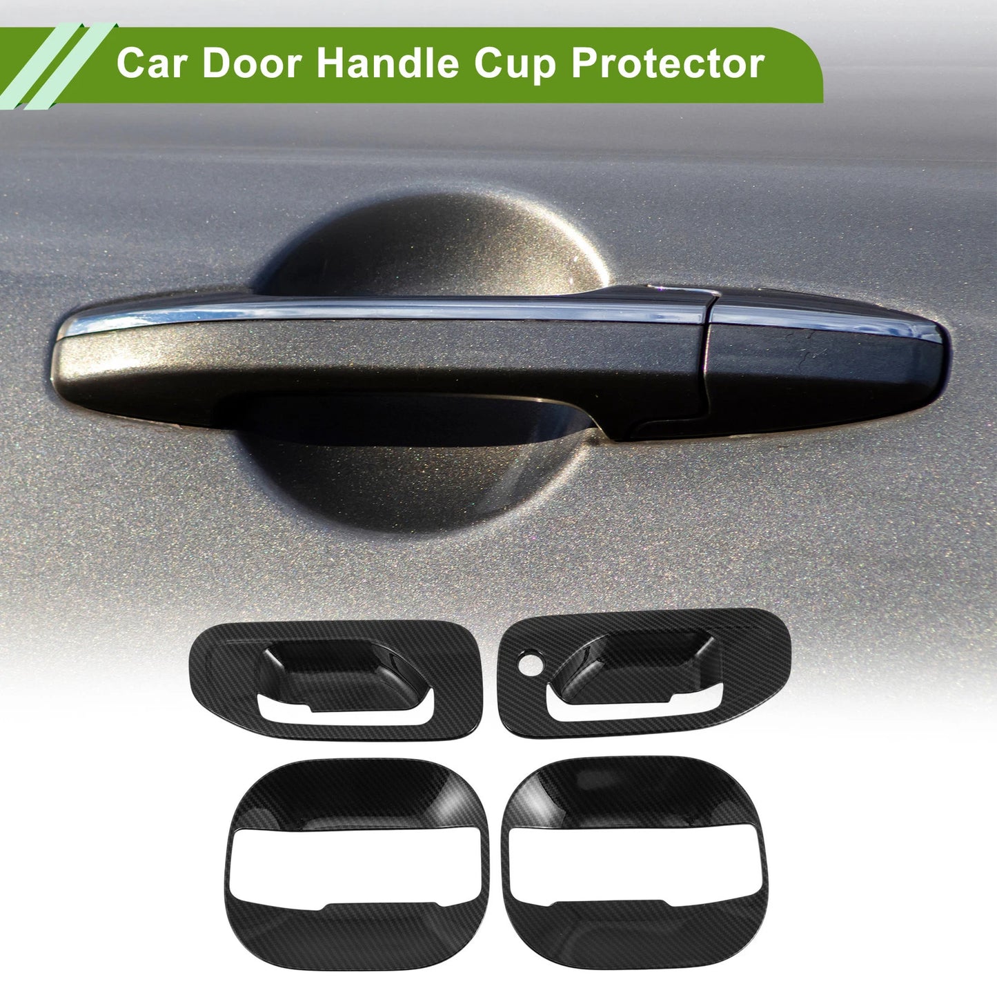 Carbon Fiber Door Handle Cup Protectors for Nissan NV200 (2013-2020) 4 Pcs
