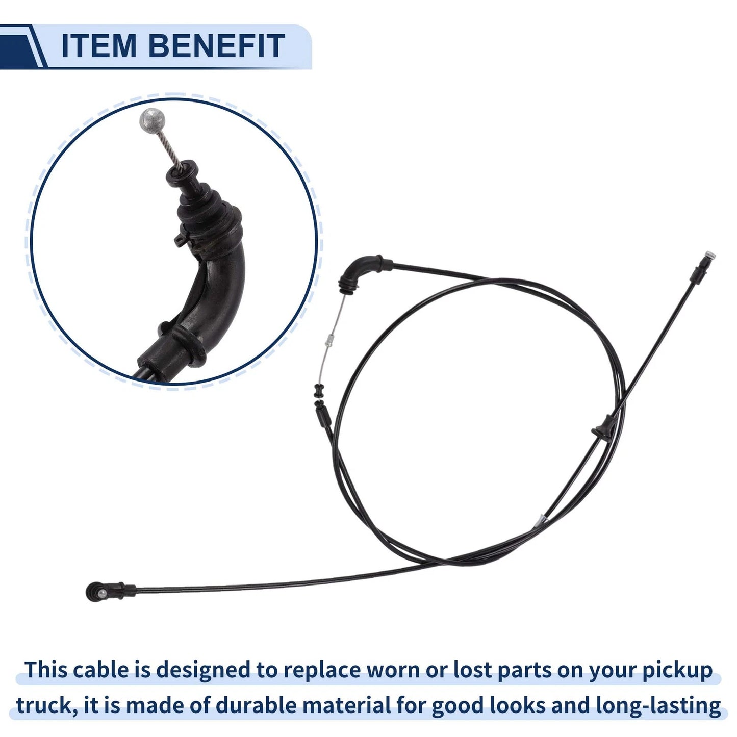 Hood Latch Release Cable for Land Rover Range Rover Velar (2017-2025)