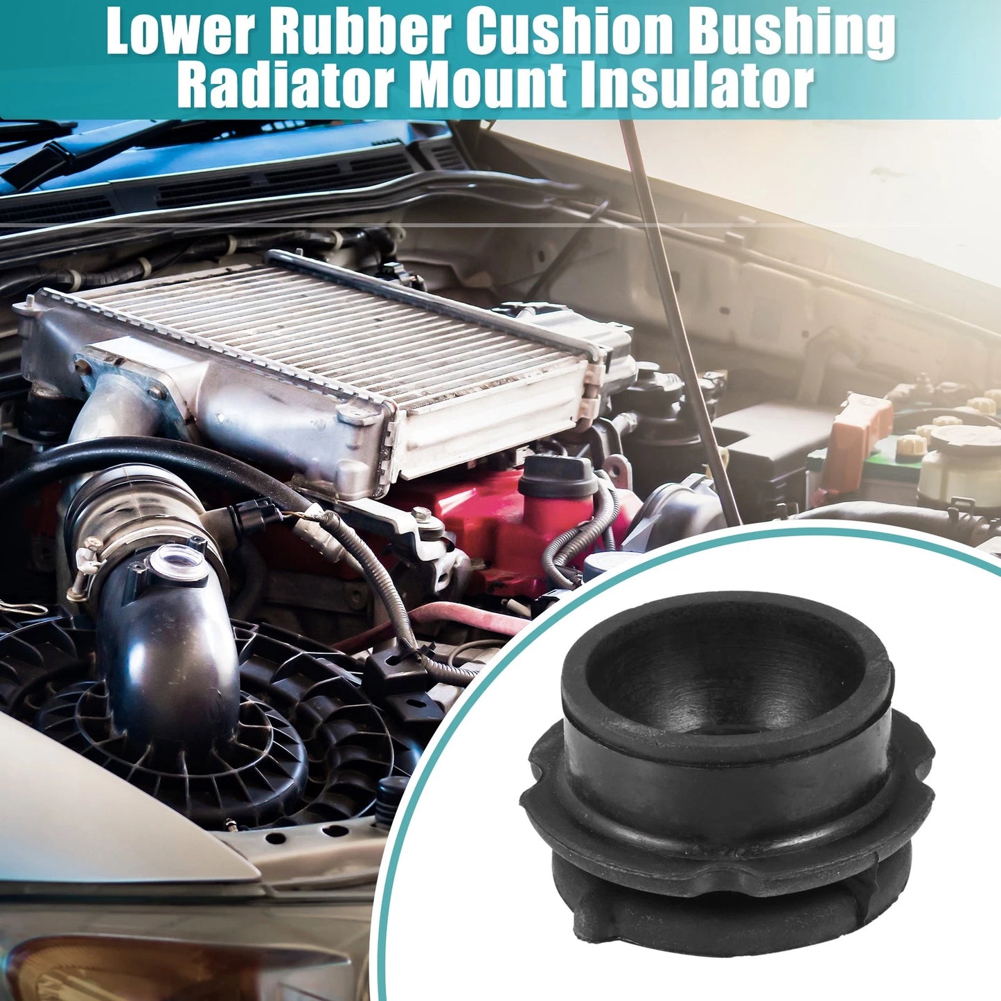 2 x Radiator Bottom Lower Mount Cushion Bushing for Toyota