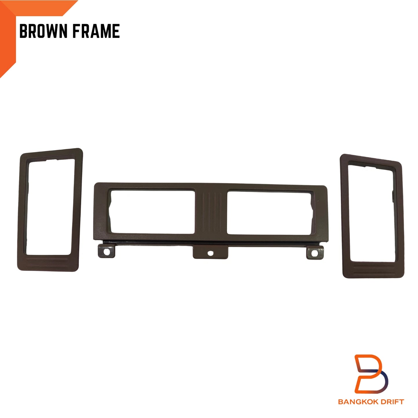 3 x Brown Air Heater Vent Frame Trim for Nissan Navara D21 (1986-1997)