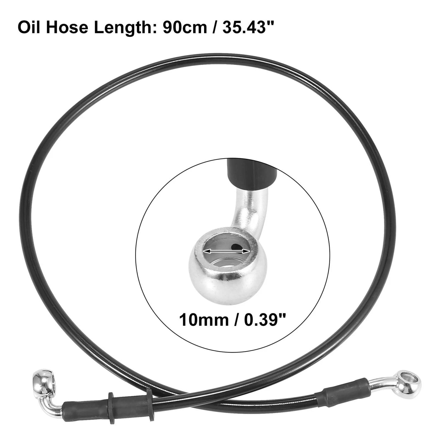 Universal 90cm Motorcycle Brake Clutch Oil Hose Line Hydraulic for Motorcycle