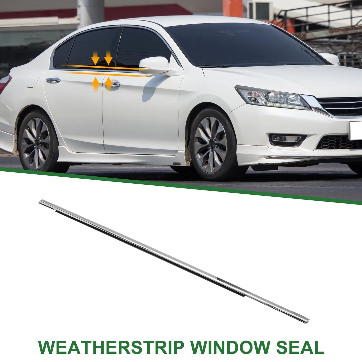 Front Left Weatherstrip Window Seal for Honda Accord (2003-2007)