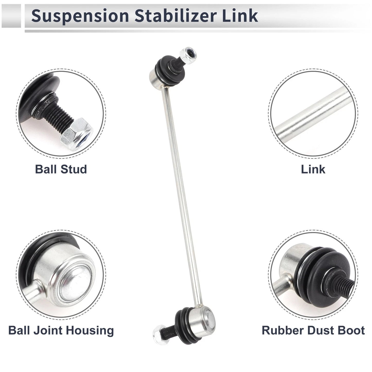 Front Stabilizer Bar Links & Bushings for Nissan Rogue (2008-2013)