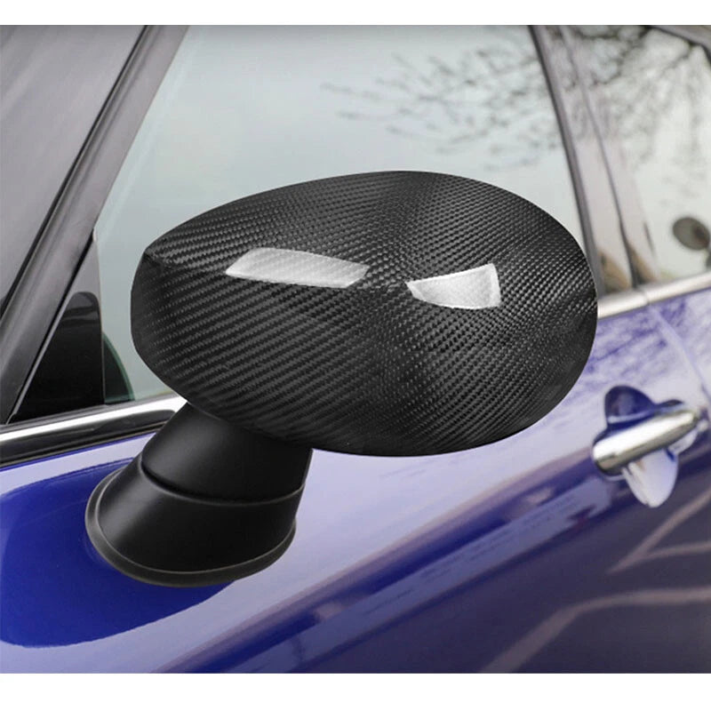 Carbon Fiber Wing Mirror Cover Caps Fit For Mini Cooper Countryman F60 2019-2021