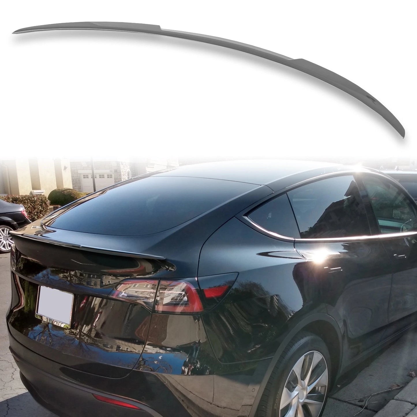 Rear Boot Spoiler for Tesla Model Y SUV (2020-2023) Midnight Silver