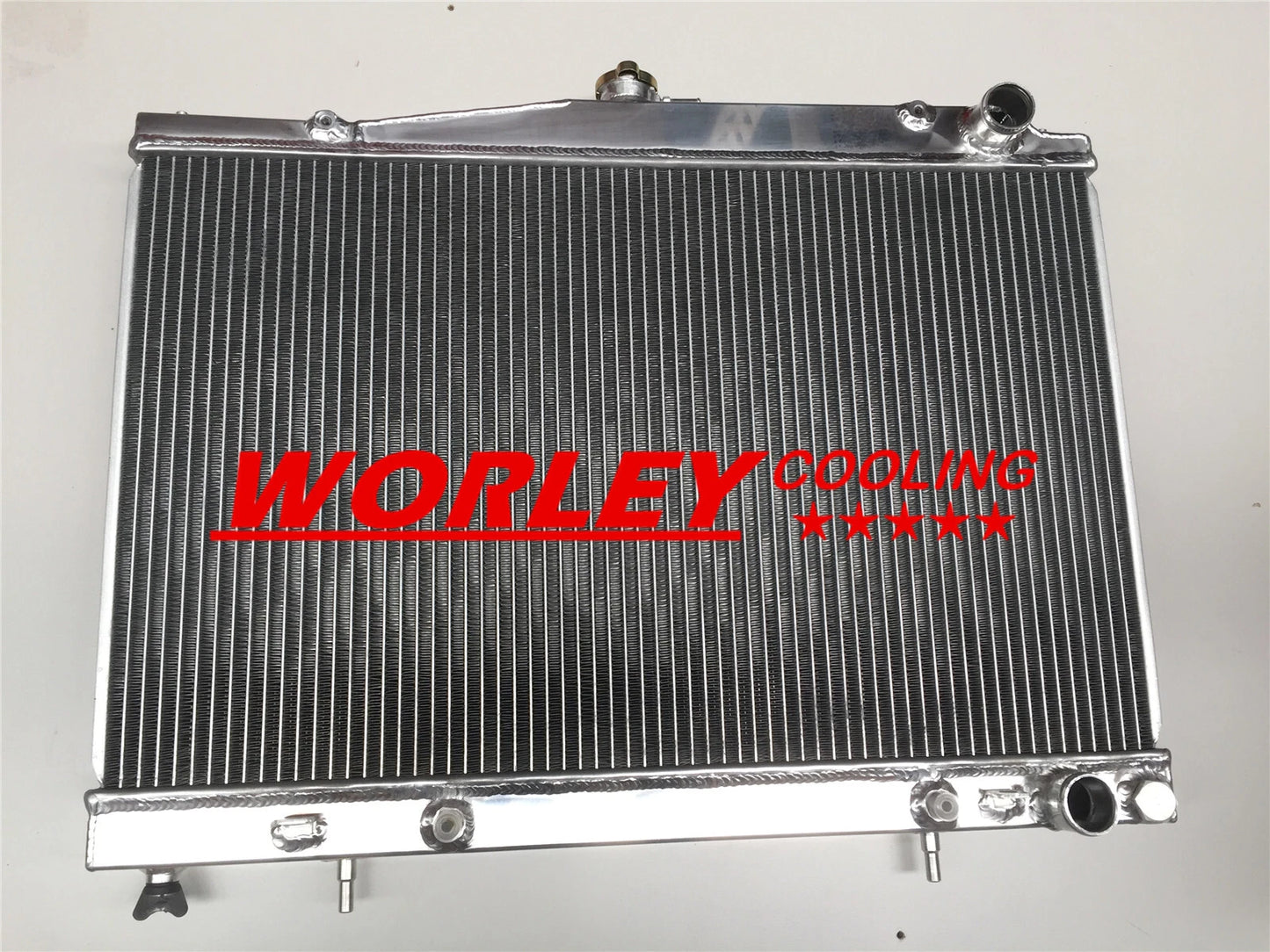 44mm Radiator + Blue Hose for Nissan Pintara/Skyline R33/R34 (1993-2002)