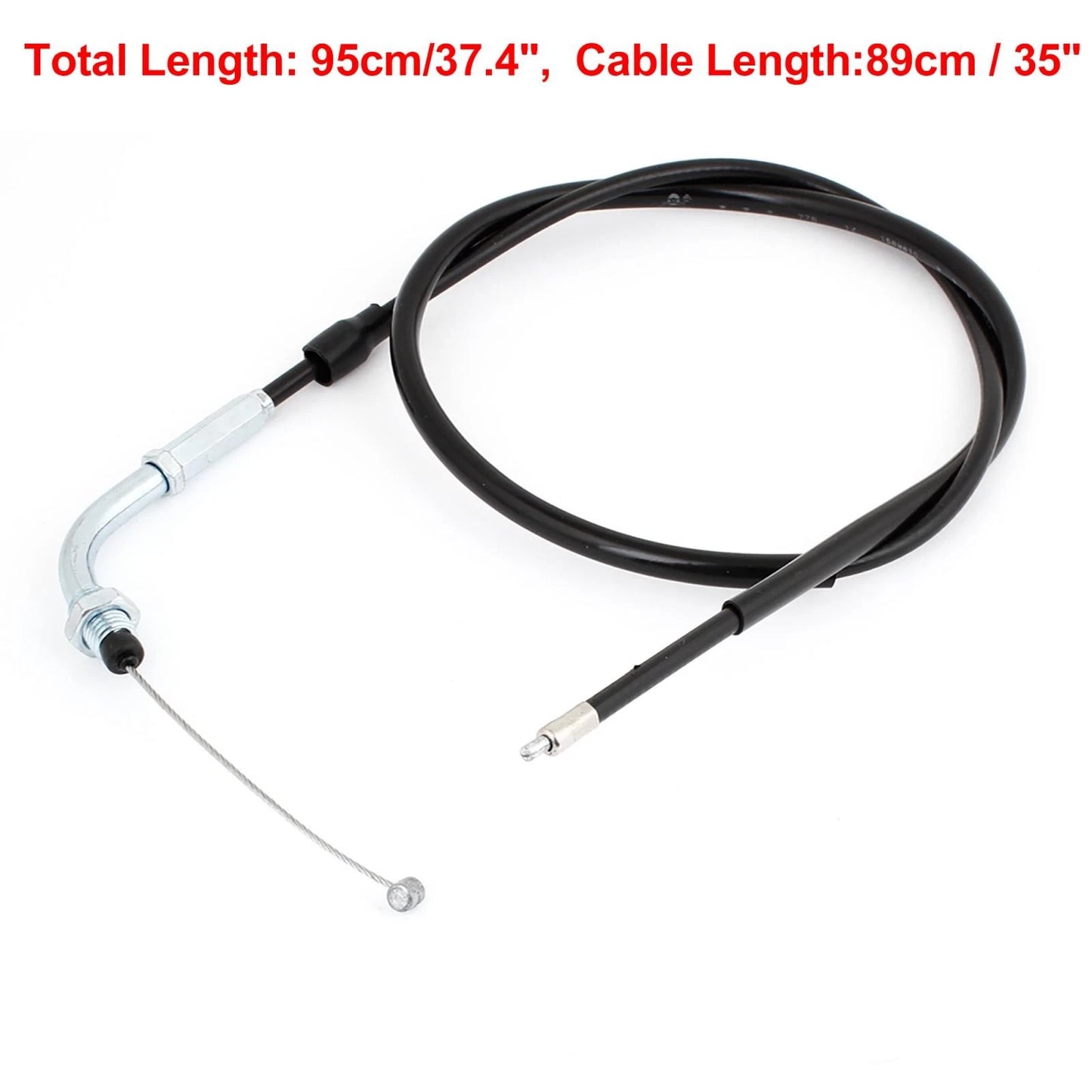 Black 37.4" Throttle Cable Wire for Honda CG125