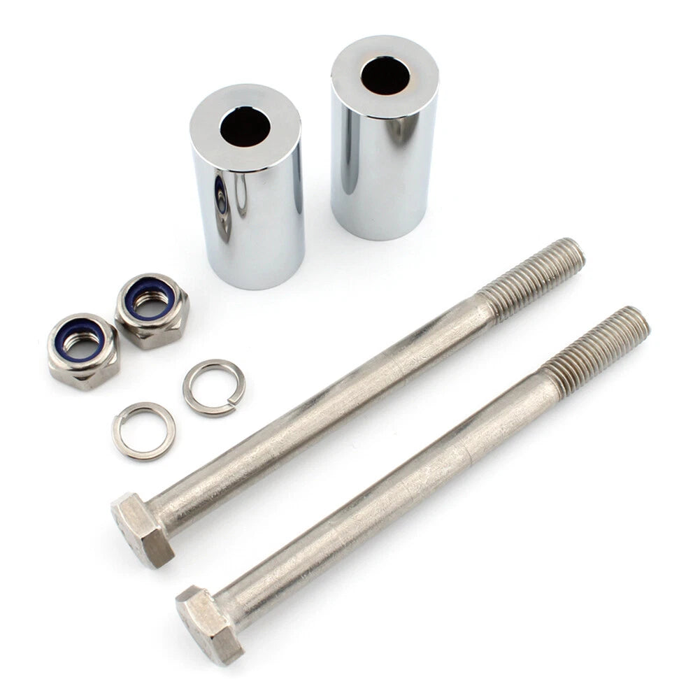 2" Chrome Handlebar Risers for Kawasaki Vulcan 800 900 1500 1600 2000