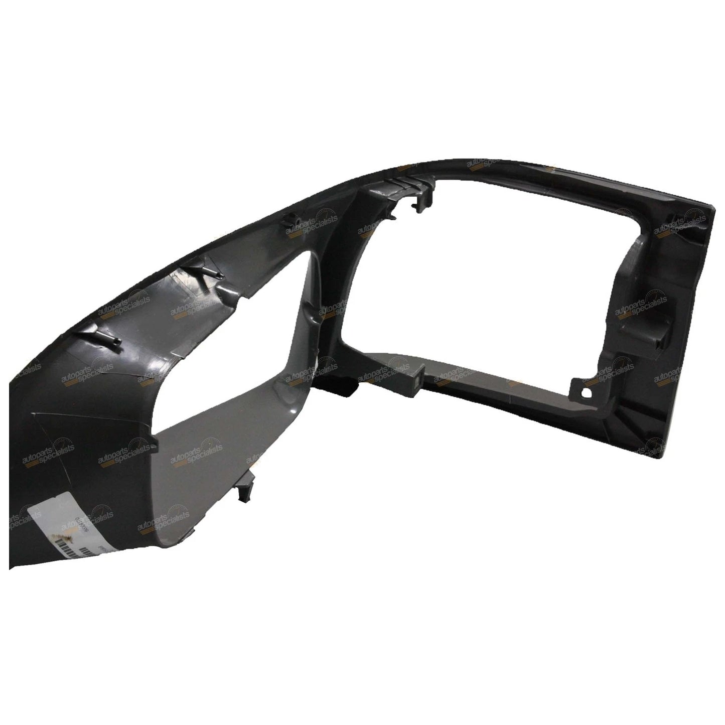 LH+RH Dark Grey Headlight Surround Pair for Toyota Hiace (1998–2005)