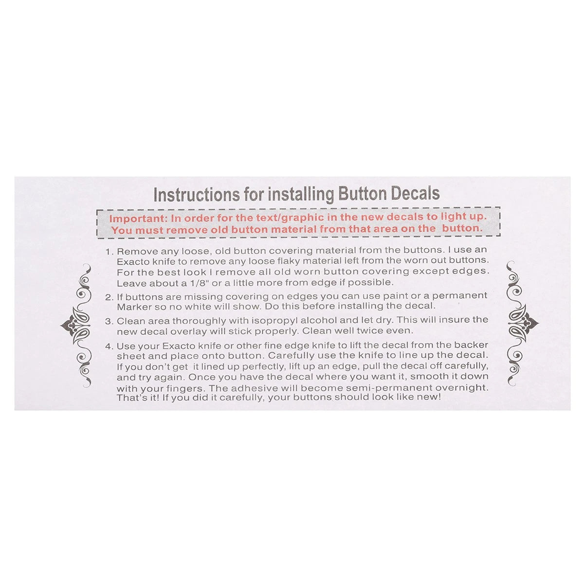 Heater AC Climate Control Button Repair Decal Stickers for Ford Escape Fusion