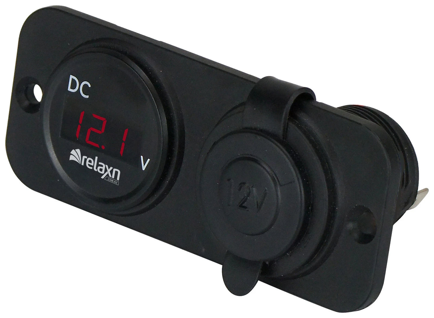 Digital Volt Meter & Cig Power Outlet Combo for 4x4 Truck/Car Voltage