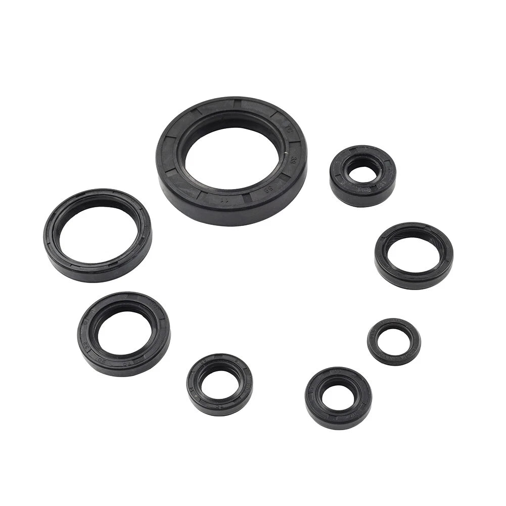 8 x Engine Oil Seal Kit for Honda CR250R CR500R (1988-2001)