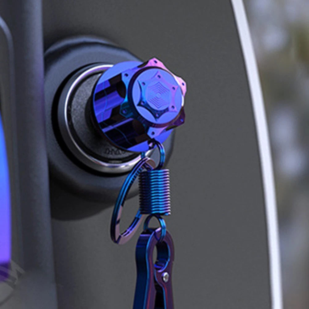 Key Head Cover Burn Blue for CNC Decorative Motorcycles