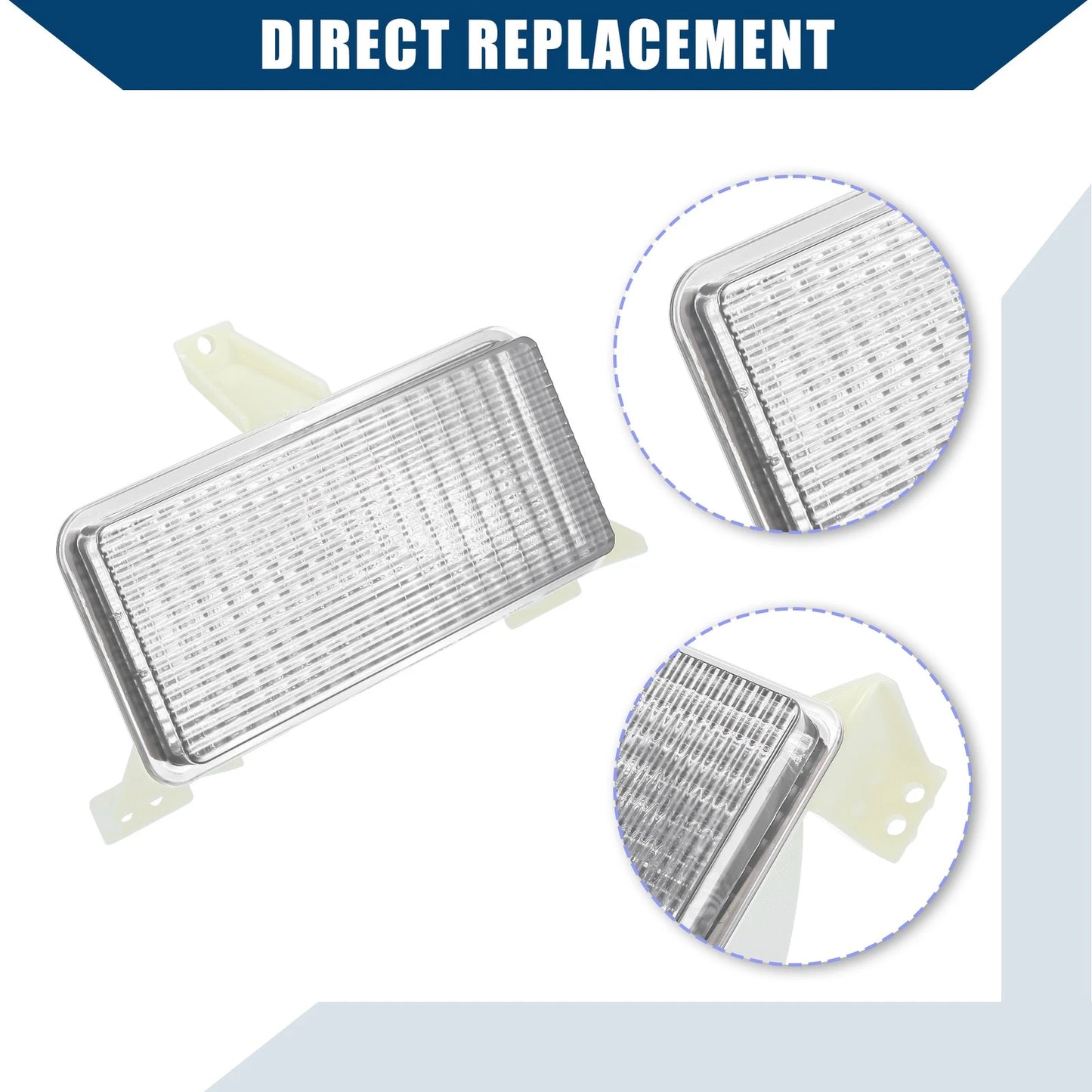 2x Car Lens Park Signal Lights Cover for Chevrolet Blazer (1983 - 1984)