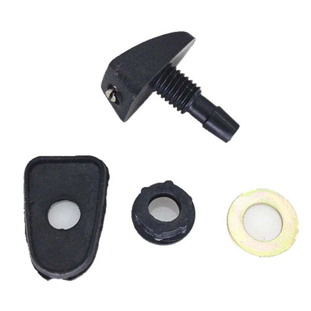 2 x Car Windshield Wiper Jet Water Sprayer Washer Spray Nozzle Sprinkler Black