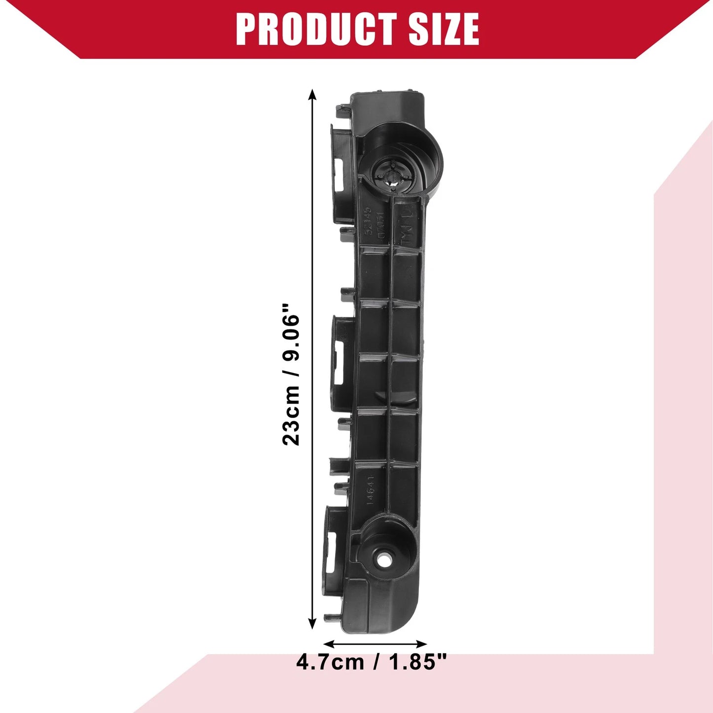 Front Left Bumper Bracket for Toyota Avalon (2013-2016) Black
