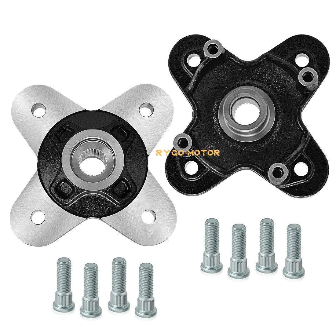 2PCS Front/Rear Wheel Hubs for Polaris RZR S 900 and RZR 4 900 (2015-2025)