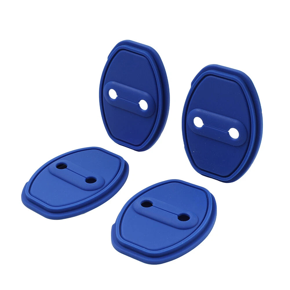 Blue Door Lock Protective Cover for Audi A3 A4 TT S3 VW Golf Passat Tiguan