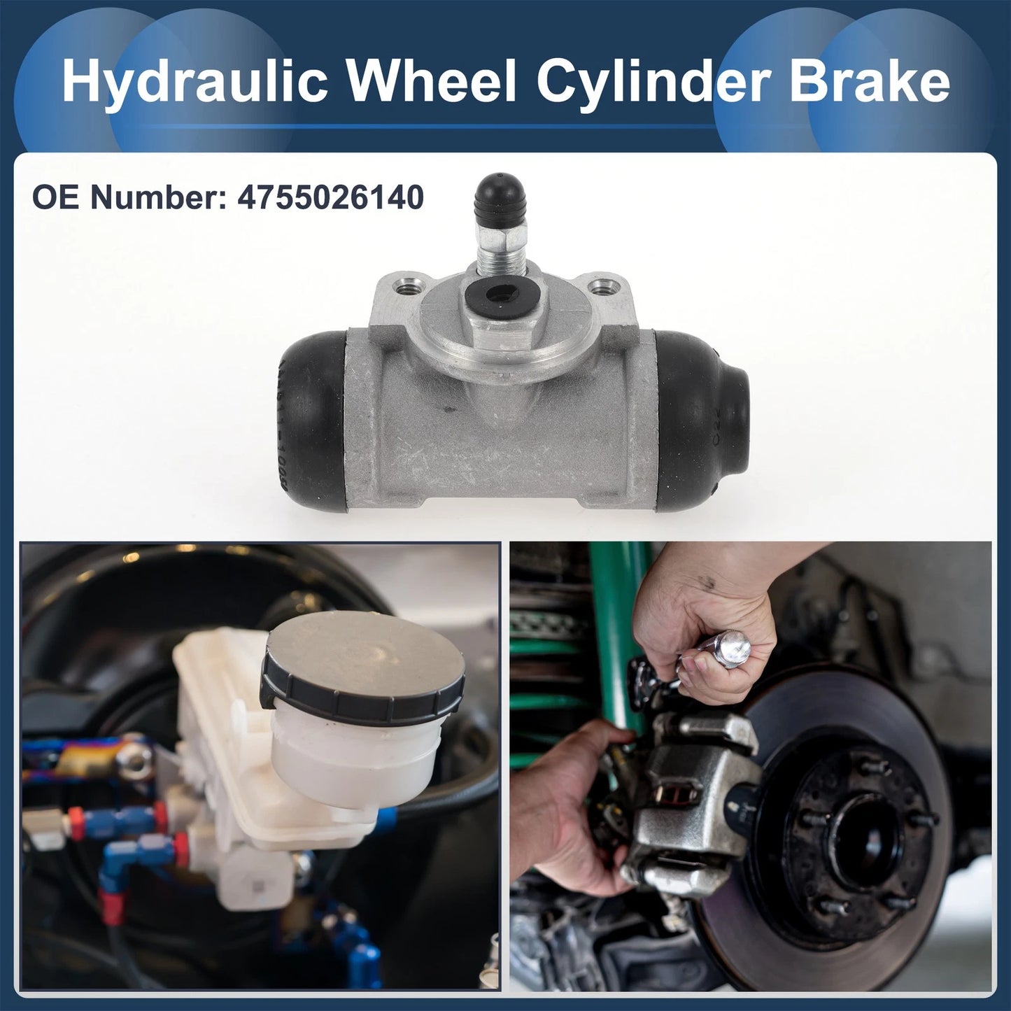 Rear Brake Wheel Cylinder for Toyota Hiace Mk4 (2001–2023)