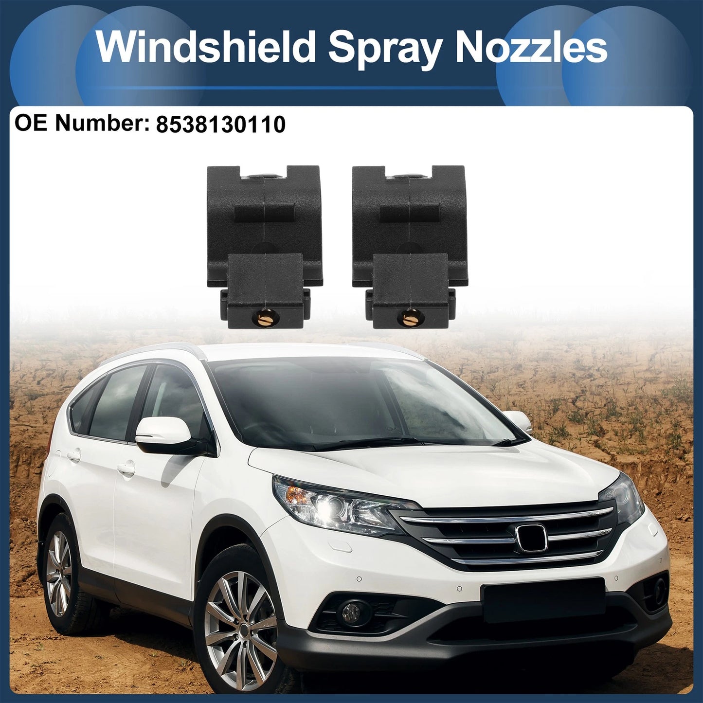 Windshield Washer Nozzle With Fluid Hose for Toyota