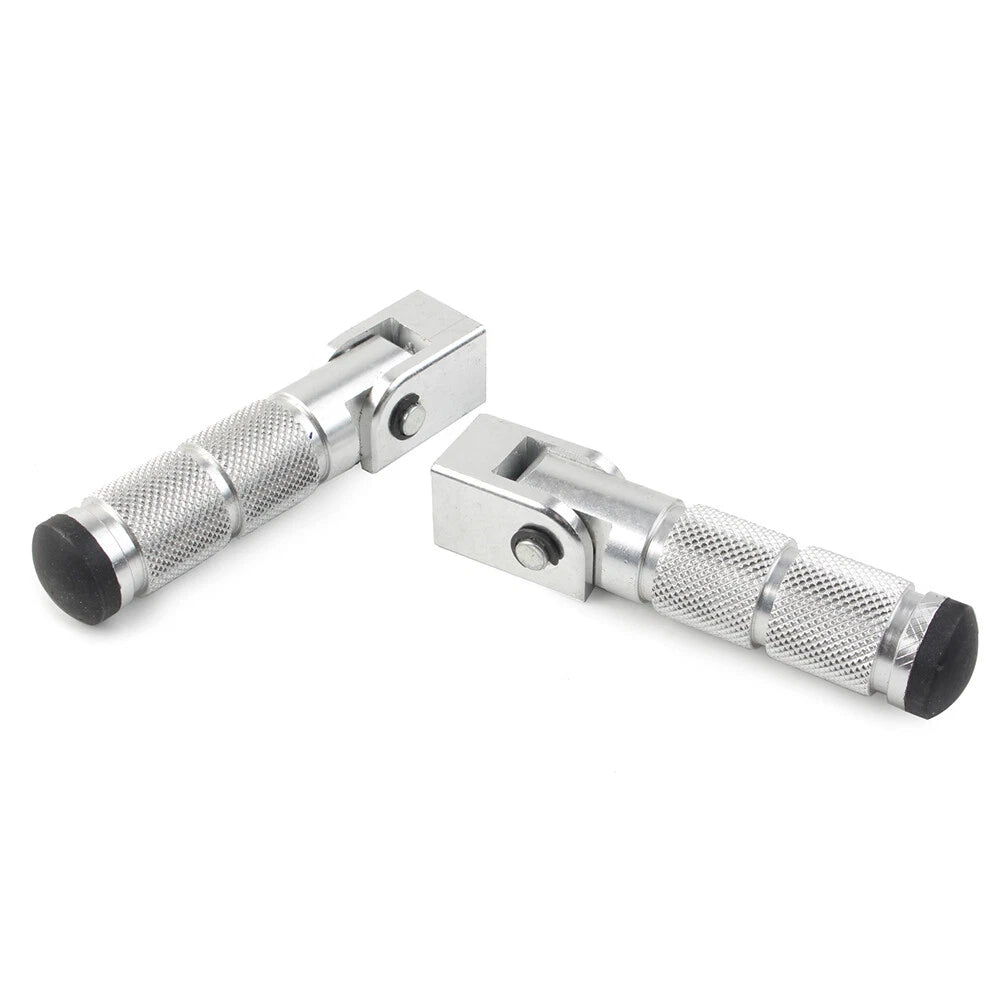New 8mm Motorcycle Universal Folding Passenger Footpegs for Bicycle