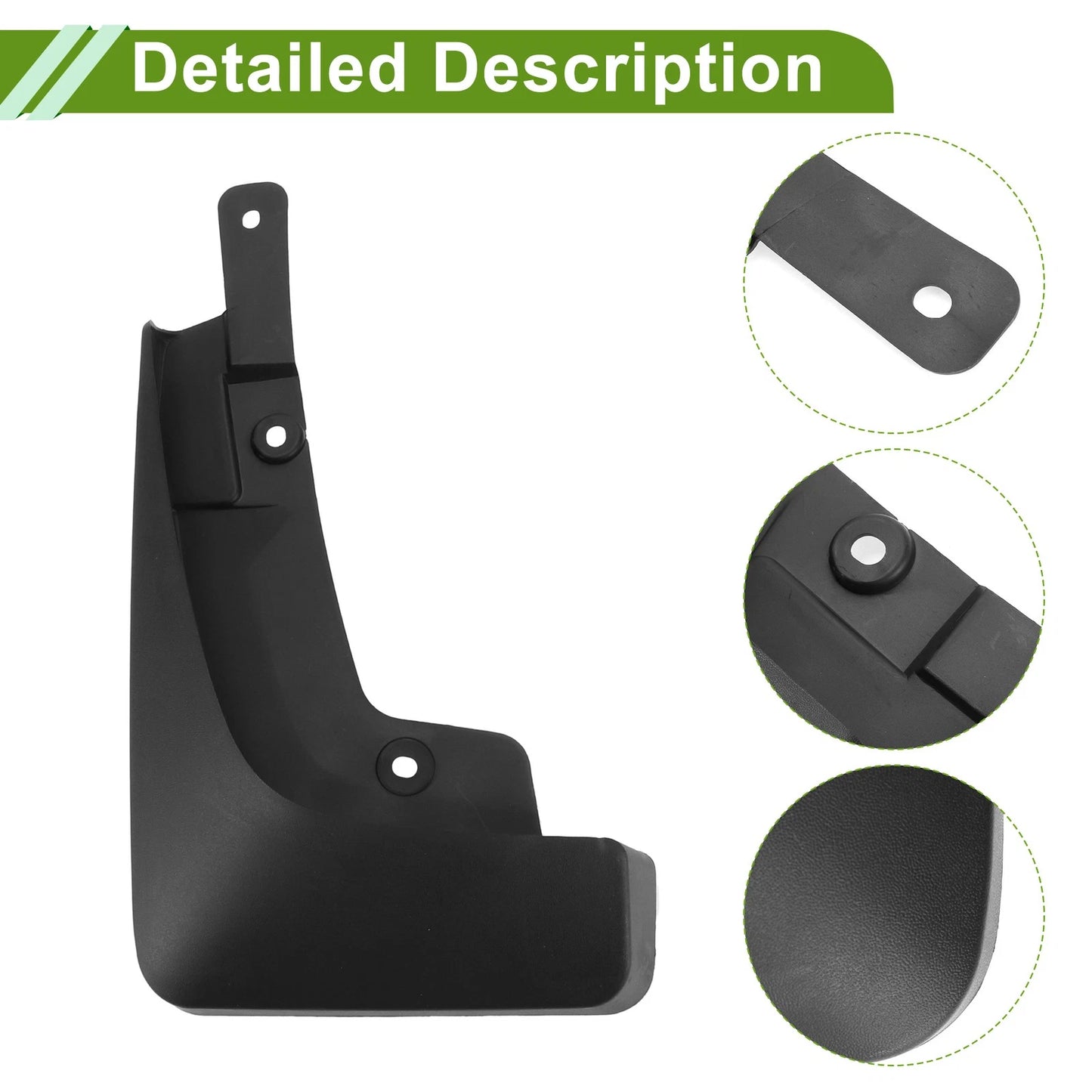 Mud Flaps Splash Guards Set for Jeep Grand Commander (2018-2022)