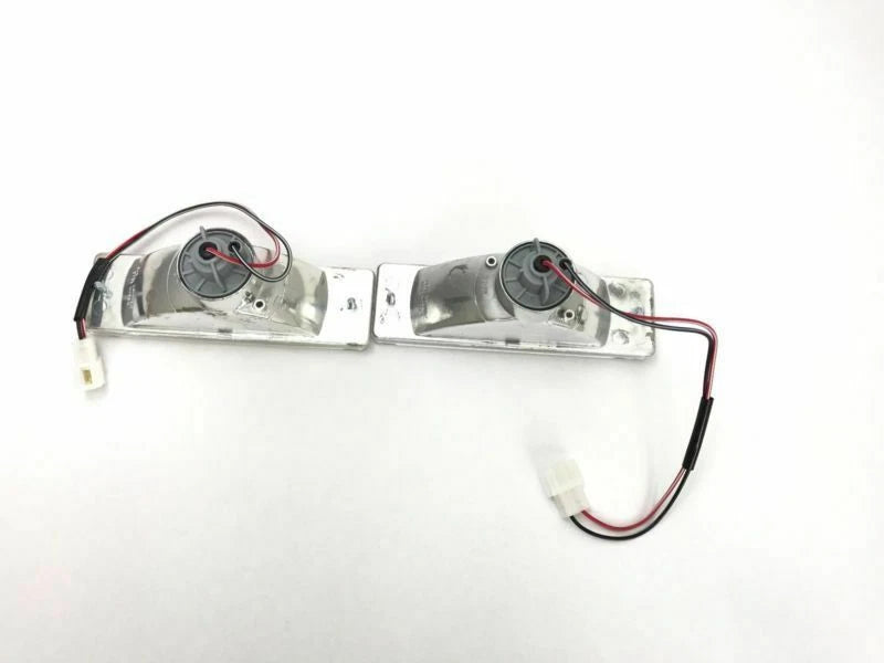 Crystal Lens Bumper Light Lamp 2 x for Mazda 323 B2200 (1980-1989)